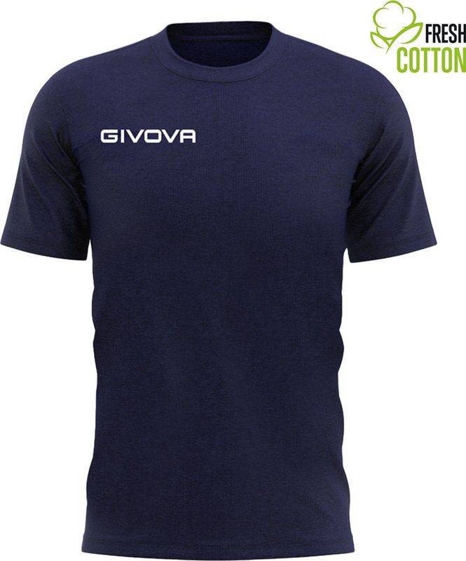 Givova Fresh T-shirt Met Korte Mouwen Blauw Man