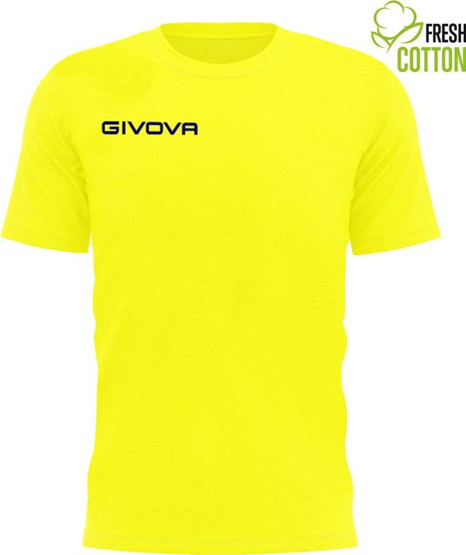 Cotton t-shirt givova fresh amarillo