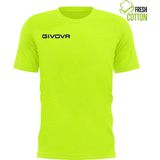 Cotton t-shirt givova fresh amarillo fluo