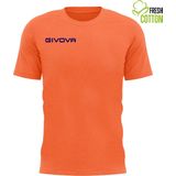 Givova Fresh T-shirt Met Korte Mouwen Oranje Man
