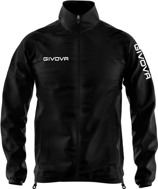 Givova - Windjack - Waterdichte Jas - Zwart - Nylon