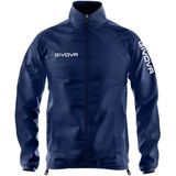 Givova winddicht sportjack blauw 2xl voor heren