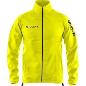 Givova windjack geel fluo xl - lichtgewicht & ademend