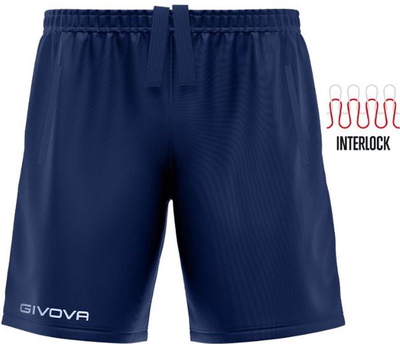 Givova - Sport Shorts - Blauw - Pocket