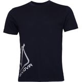 Cotton t-shirt givova reflective navy