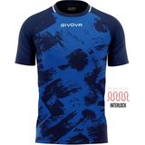 Givova - Sport T-shirt - Geel - Zwart - Interlock - Unisex