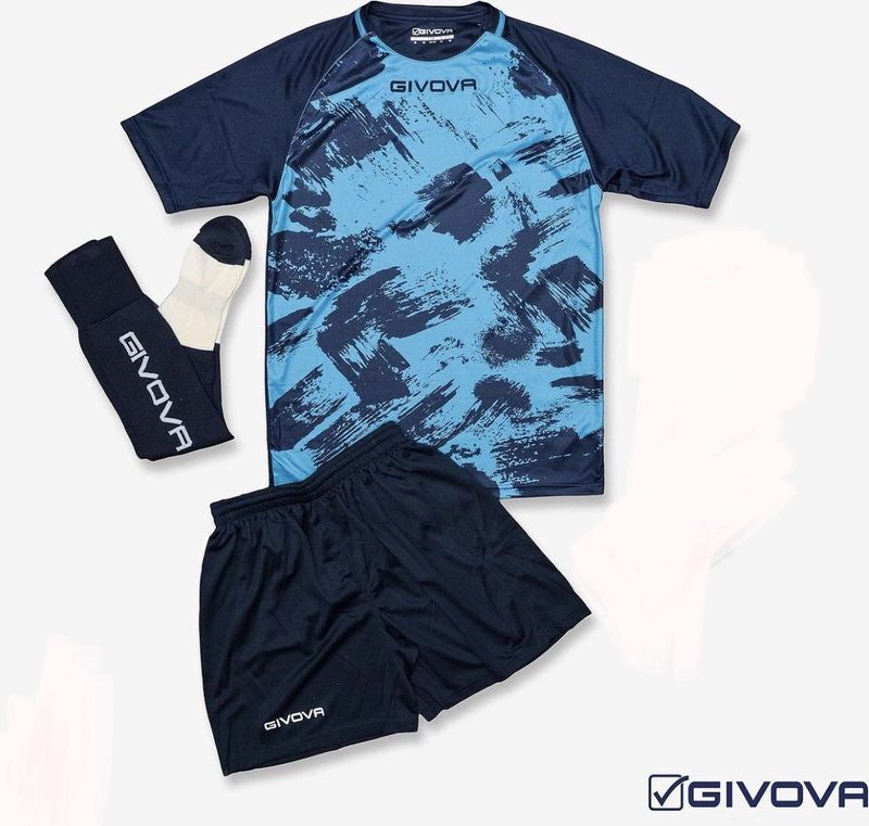 Givova Art T-shirt Met Korte Mouwen Blauw M Man