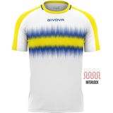 Givova - Radio - T-shirt - Rood/Zwart - Ademend - Lichtgewicht