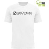 Katoenen t-shirt givova mondo wit s