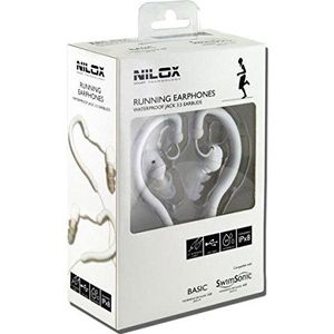 Nilox headset waterdicht jack 3.5mm wit