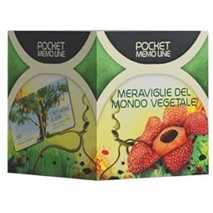 Cranio Creations - Pocket Memo Line - Merveilles Du Monde Légumes, Une Nouvelle Façon De Jouer Et D'Apprendre Avec La Mémoire, Édition En Langue Italienne