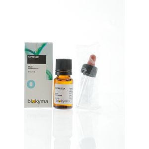 Cypres bessen Extra zuivere Essentiële Olie 100% natuurlijk 10 ml Biokyma - Etherische olie voor Aromatherapie, Verdamping, Massage en intern gebruik.
