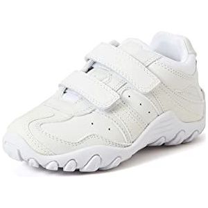 Geox jr crush sneakers voor jongens, Wit