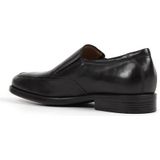 Geox - Federico - Herenschoenen - Zwart - Glad Leer - Stretch Inzetstuk