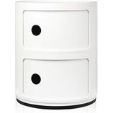 Kartell Componibili Kast Rond Medium (2 Comp.)