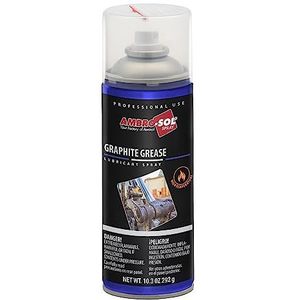 Ambro-Sol - G019 Zwart grafiet spray, smeermiddel ideaal voor landmachines, landbouw, bouw, spuitbus van blik, 100% recyclebaar, 400 ml