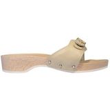 Scholl - Pescura Heel Original - Slipper - Beige - Leer - Rubber Zool