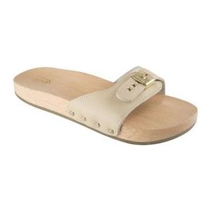 Scholl - Pescura Flat Original - Slipper - Beige - Leer