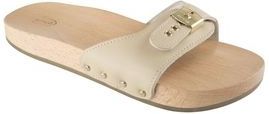 Scholl - Pescura Flat Original - Slipper - Beige - Leer