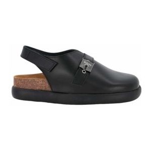 Klomp Scholl Women Adele Leather Black-Schoenmaat 41