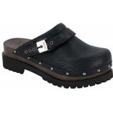 Scholl - Cindy - Klomp - Zwart - Leer