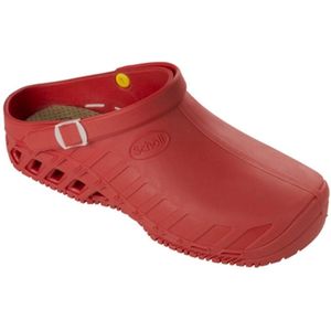 Scholl - Evo - Klomp - Rood - Uitneembare Binnenzool - Ademend