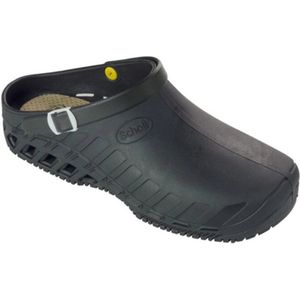 Medische Klomp Scholl Unisex Evo Black-Schoenmaat 35