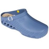 Scholl Clog Evo, unisex slippers voor volwassenen, Blauw, 38 EU