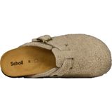 Scholl - Fae - Klomp - Taupe - Synthetische Schapenvacht