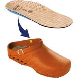 Scholl - Clog Evo - Inlegzool - Taupe - Antistatisch - Ademend - Antibacterieel