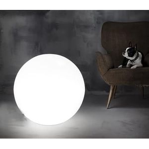 Design lamp tuinlamp diameter 55 cm mod. Moon 55 met RGB LED batterij en afstandsbediening