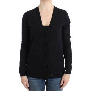 Costume National - Lightweight Cardigan - Grijs - Alpaca Wol Mix
