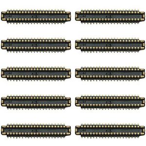 ZAORUN Reserveonderdelen, 10 stuks, moederbord, lcd-display, FPC-connector, compatibel voor Huawei Y8p mobiele telefoon vervangen onderdeel