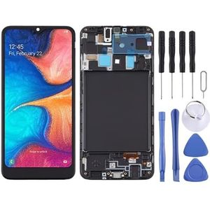 Voor Galaxy LCD-scherm TFT LCD-scherm voor Samsung Galaxy A20 / SM-A205F (EU-versie) (zwart) Voor Galaxy LCD-scherm