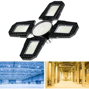 100W LED Garage Light Factory Warehouse vouwen vierbladige lamp (koud wit licht)