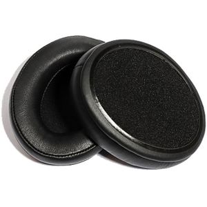 1 paar headset spons cover oorkussen lederen case voor Kingston Cloud Silver II  kleur: lamsvacht zwart