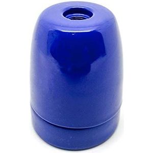 Maken porseleinen fitting e27, blauw