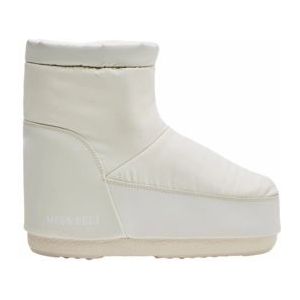 Moon Boot, Rubberen lage Icon-schoen Beige, Dames, Maat:39 EU