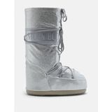 MOON BOOT Icon Glitter dames sneeuwlaarzen zilver, Grijs, 36 EU