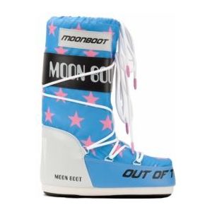 Snowboot Moon Boot Women Retrobiker Pink Stars-Schoenmaat 35 - 38