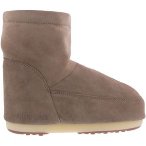 Moon Boot, Suede Lage Veters Icon Schoen Beige, Dames, Maat:36 EU