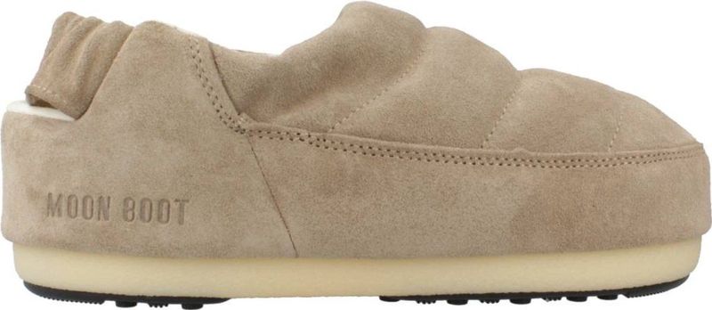 Moon Boot Band Suede Sandalen Beige Vrouw