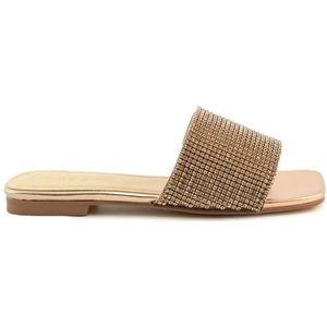 Tosca Blu - Frida - Slippers - Goud - Kunststof