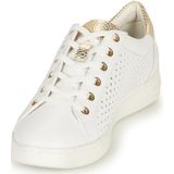 Geox D JAYSEN dames Sneakers, witgoud, 38 EU