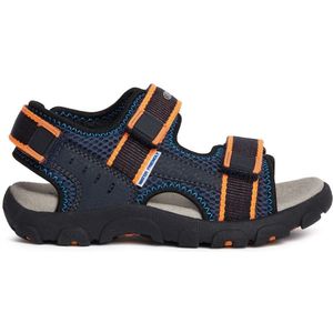 GEOX - JR Sandal Strada A - Blauw - Leer