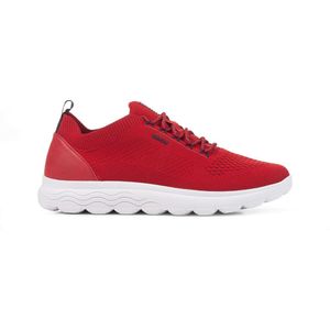 Geox U Spherica Heren Sneakers - Rood - Maat 45