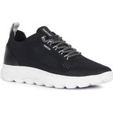 Geox - U SPHERICA A - Sneakers - Zwart - Ademend - Lichtgewicht