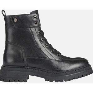 Geox - Iridea C - Enkellaarsjes - Zwart