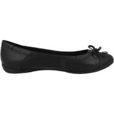 Geox - Charlene - Ballerina - Zwart - Nappaleer