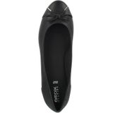 Geox - Charlene - Ballerina - Zwart - Nappaleer